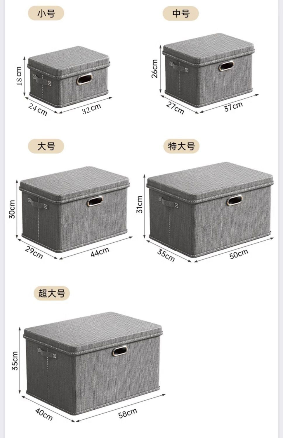Faltbare Stoff-Aufbewahrungsbox für Autokofferraum
