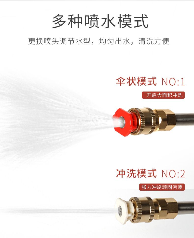 Cordless high pressure car washer lithium battery