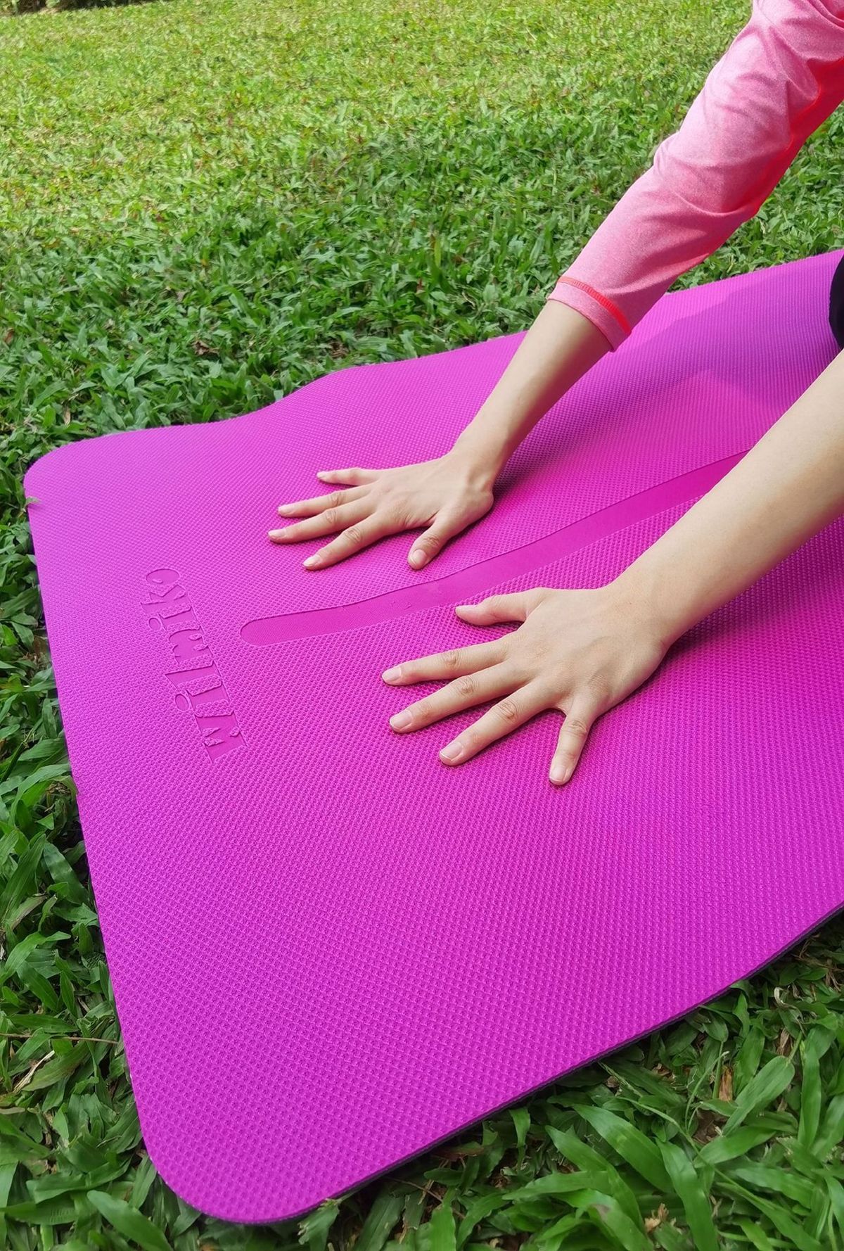 Fabrika toptan satış - tpe yoga matı, kaymaz fitness yoga matı, yerel matta TPE