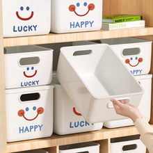 Clothing storage box for kids, transparent foldable, organizer