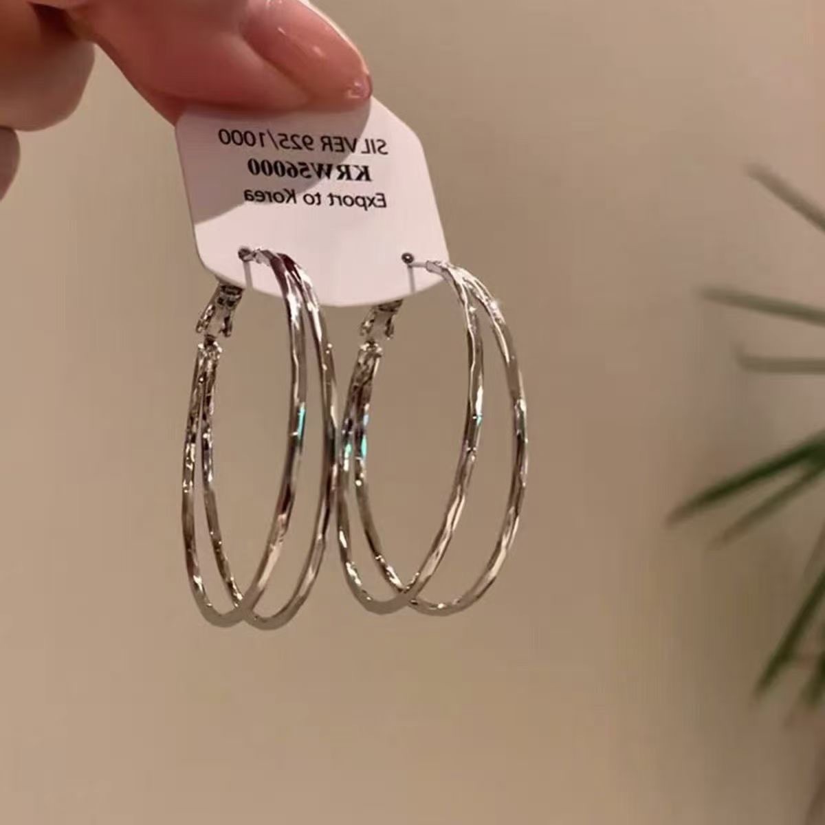 S925 Silver Hoop Earrings for Women