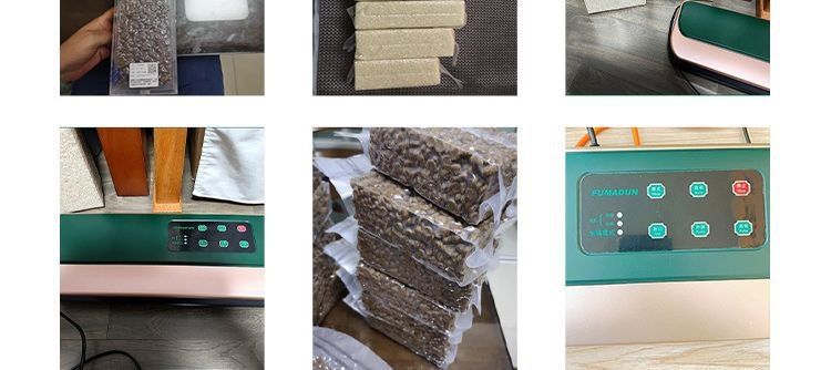 Fully automatic vacuum sealing machine 5-10 kg rice bags