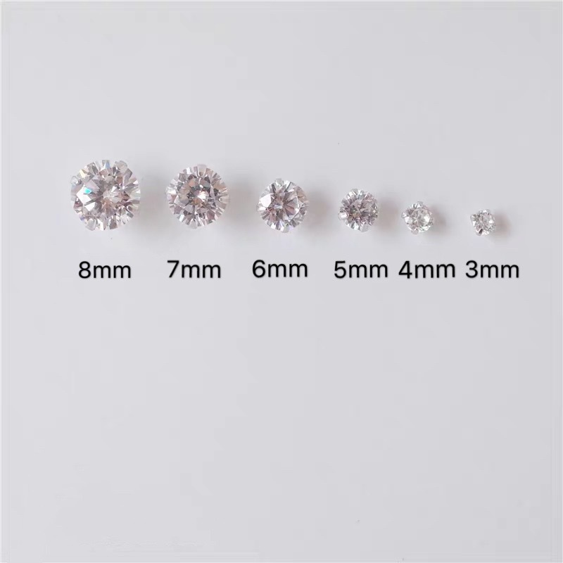 S999 Sterlingsilber Damenstecker, vierzackig, elegant
