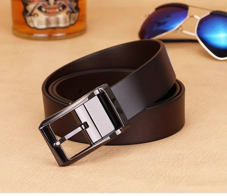 Paolo genuine cowhide belt, two-layer leather