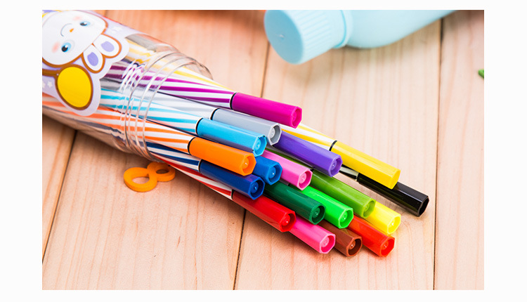 Watercolor pencil set, 24 colors, for kids and students