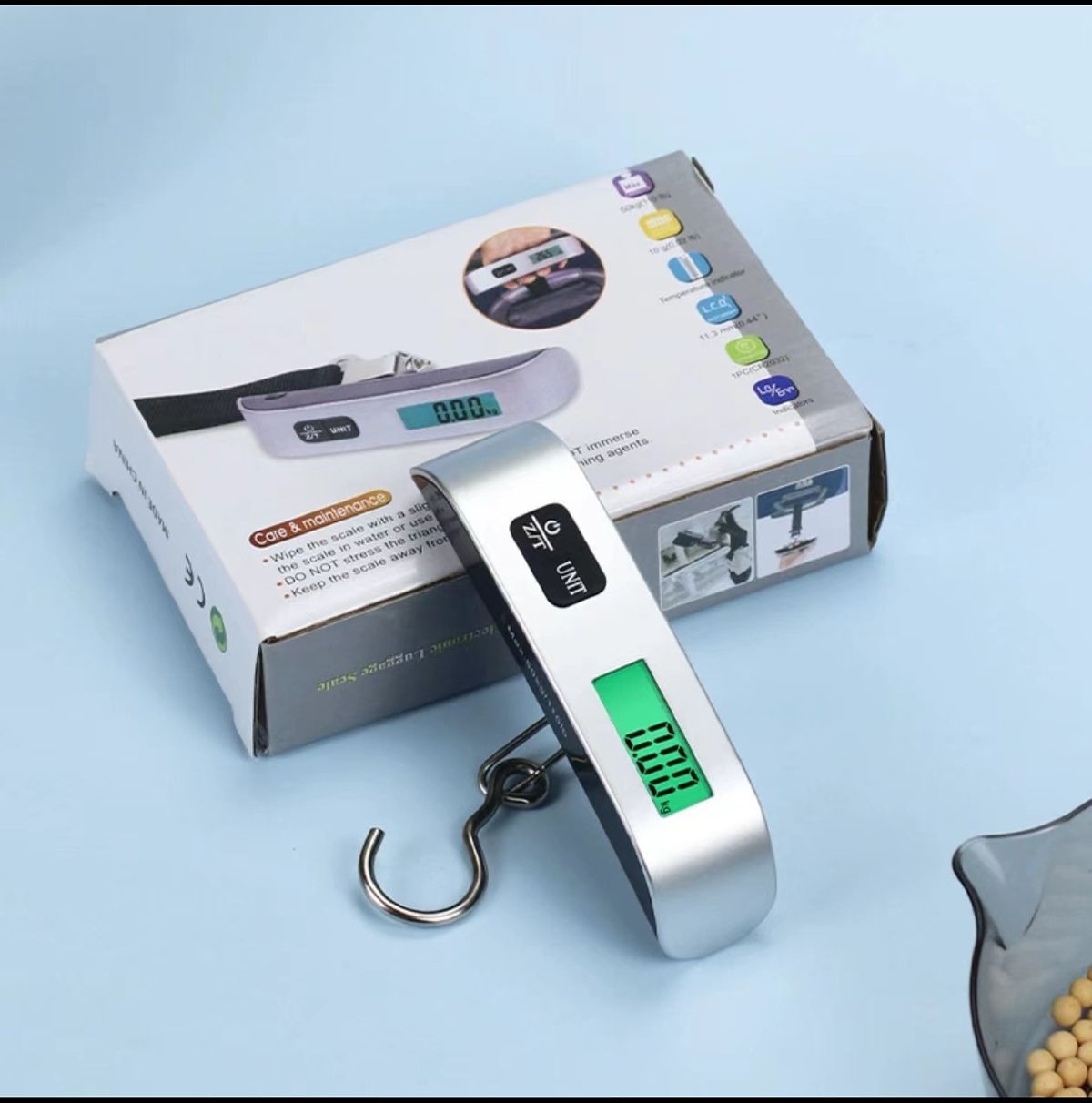 Luggage electronic scale 50kg, hanging hook