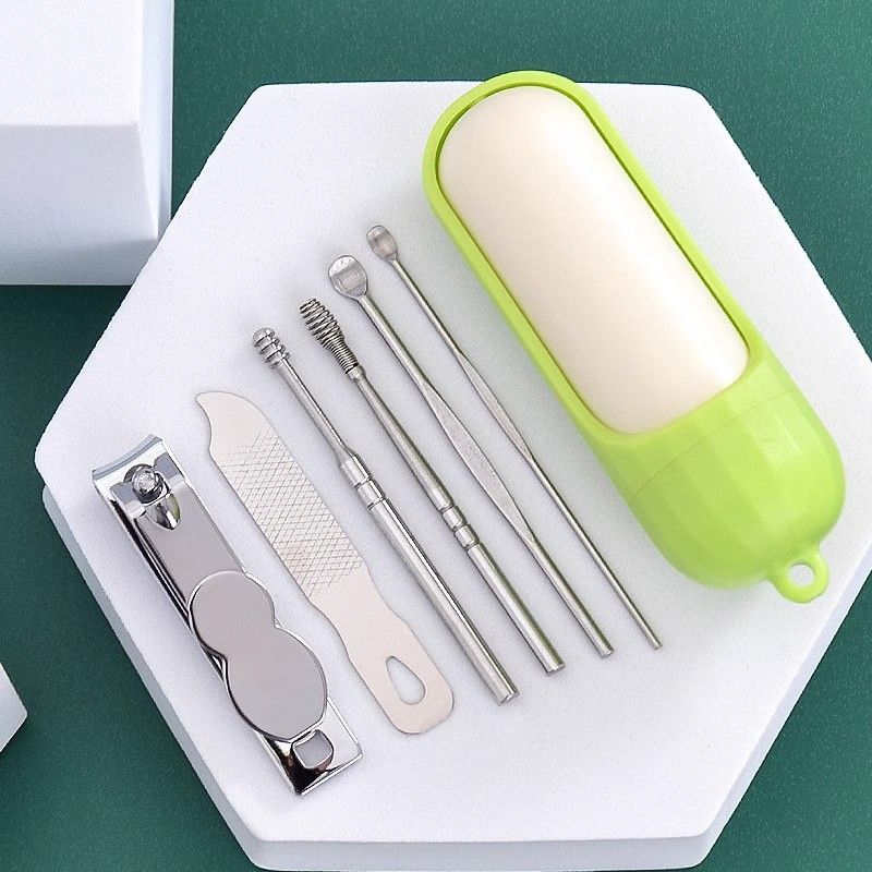 Professionelle Nagelschere und Ohrlöffel-Set, tragbar