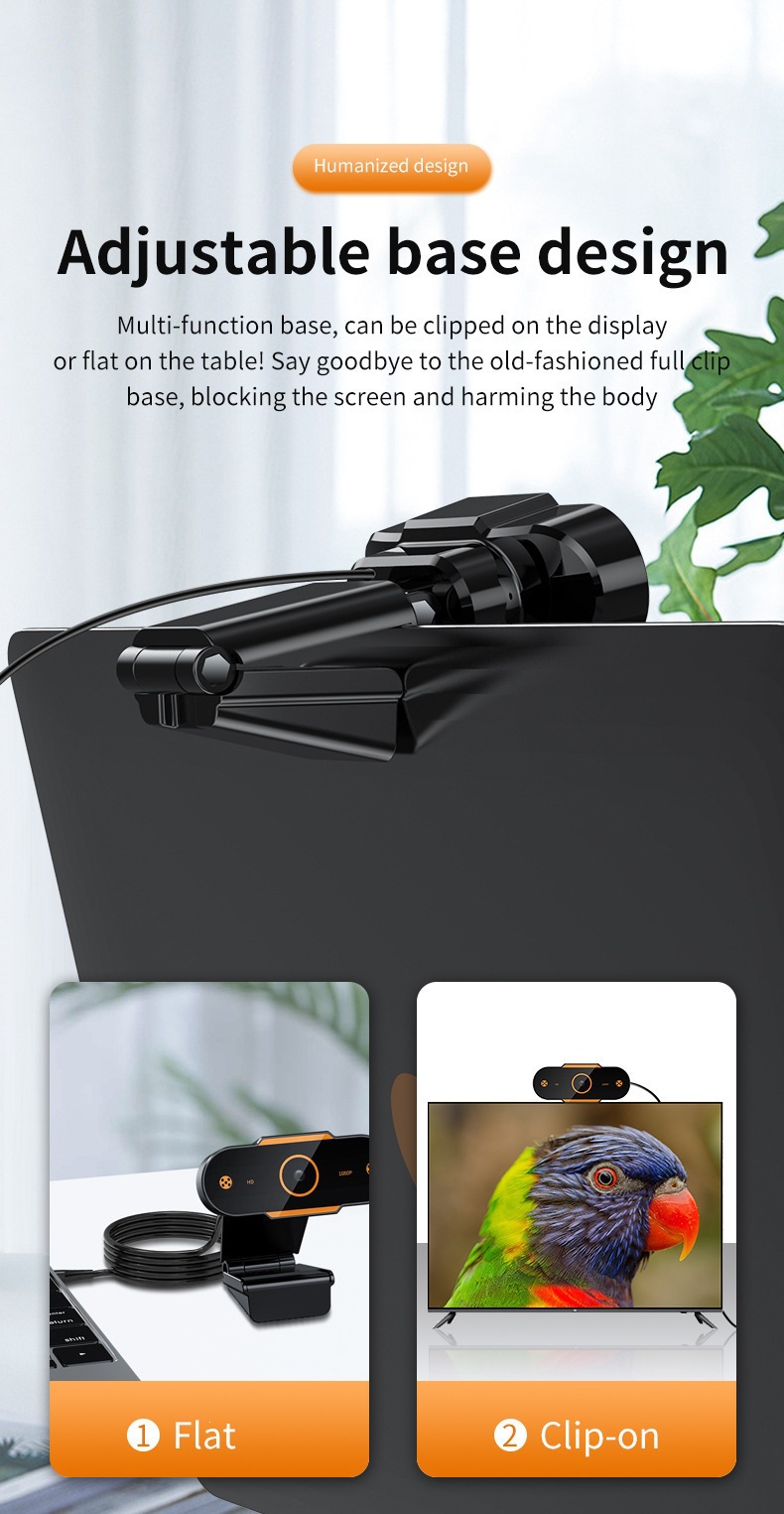 A11 4K 1080P USB webcam for video conferencing and chat
