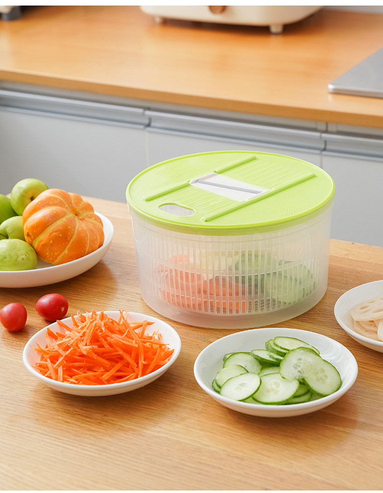 Gemüsetrockner und Salatschleuder mit manueller Wäsche
