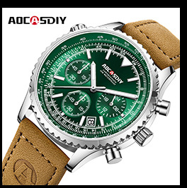 Men's Waterproof Quartz Watch Silicone Strap