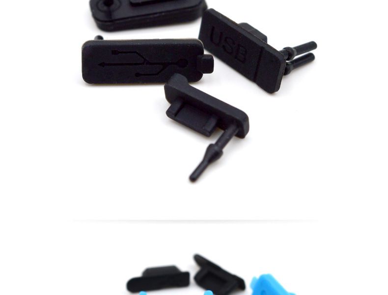 Silikon USB-C fiş, su geçirmez, özel üretim