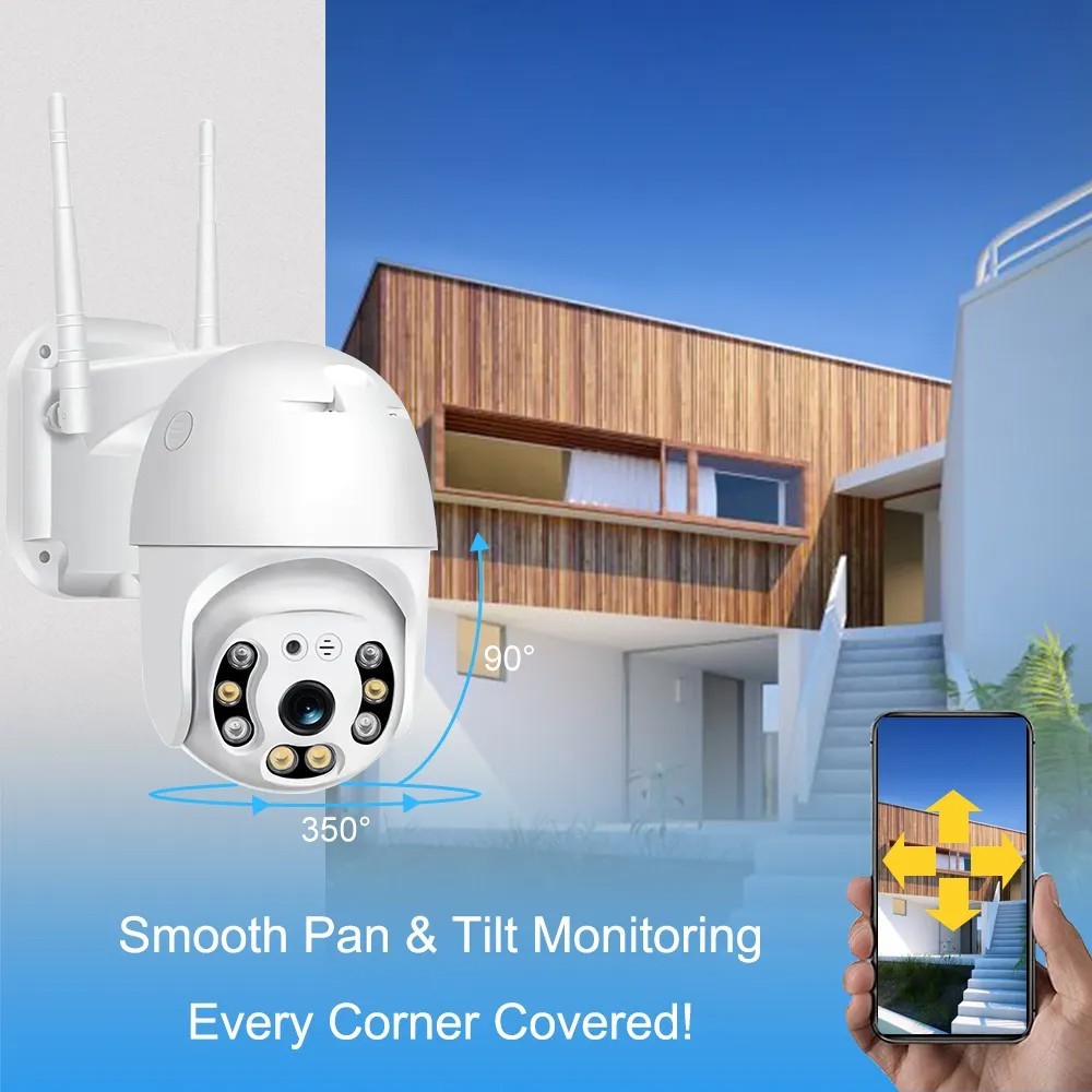 V380 dome surveillance camera WiFi remote viewing, high resolution