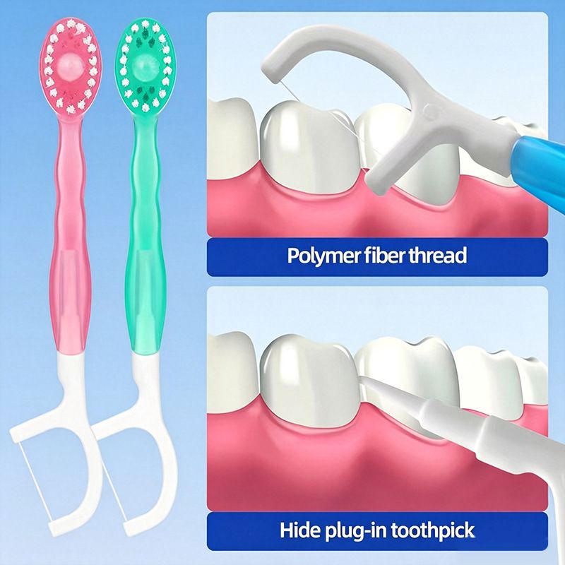 Disposable toothbrush set, portable