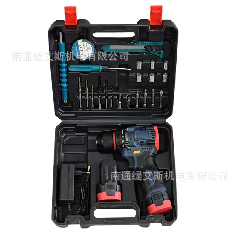 Brushless Cordless Hand Drill 12V Lithium Electric Tool Kit Portable