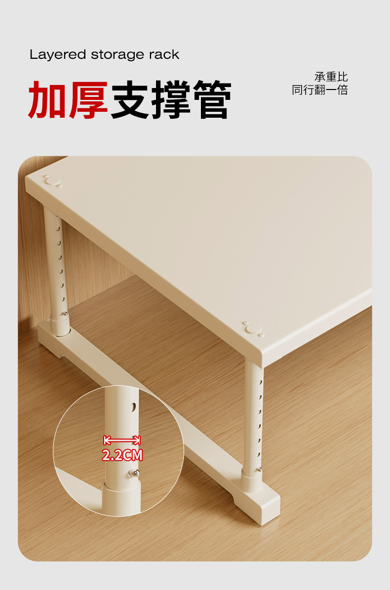 Multilayer under-sink storage organizer, expandable