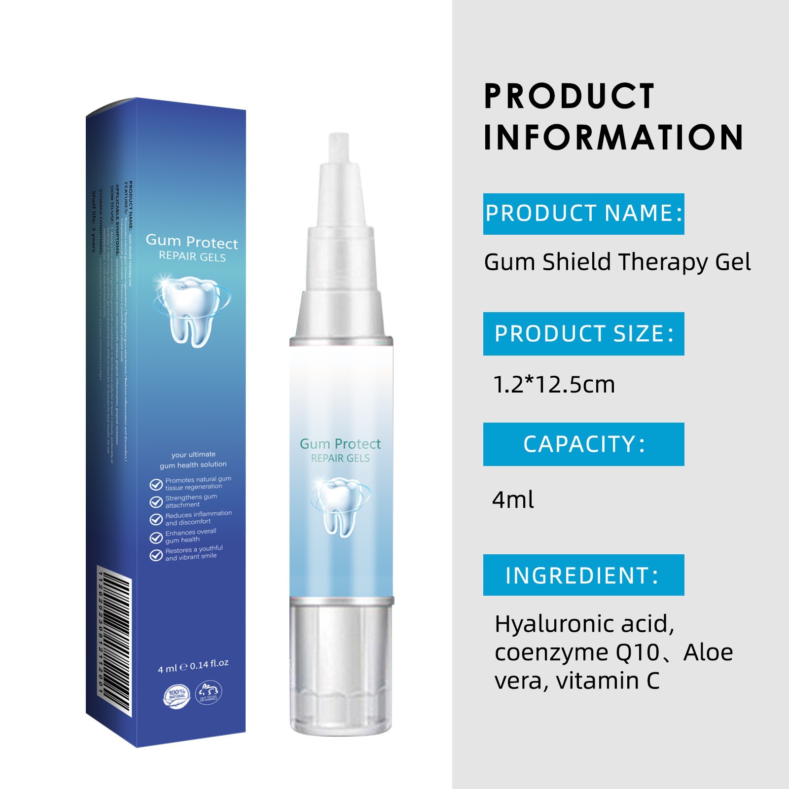 Gum Protect tooth whitening and cleaning pen