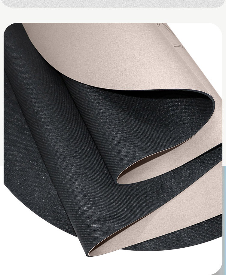 Kokosnussschalen Yogamatte, oval und Halbmond, rutschfest, schweißabsorbierend