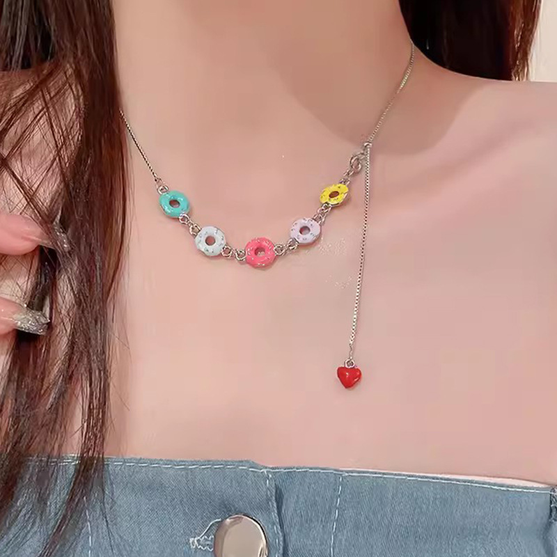 Strass-Quasten-Halskette, edles Design Schlüsselbein-Kette