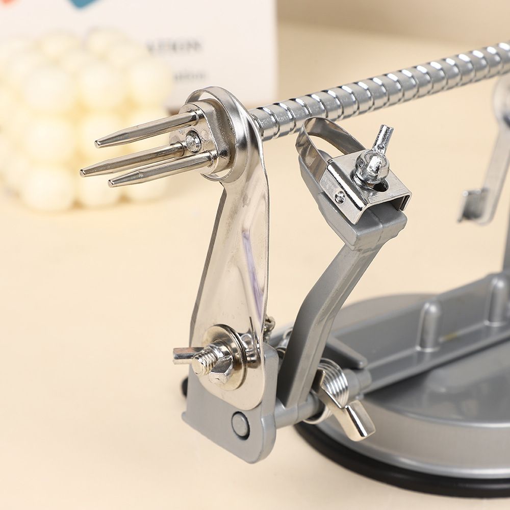Hand-crank apple peeler 3-in-1 automatic fruit slicer