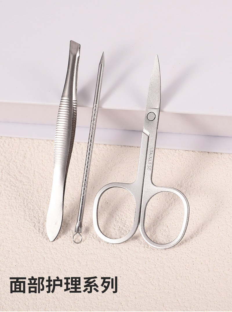 Manicure nail care tool set nail clipper multi-color