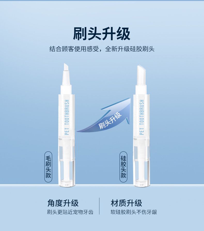 Pet dental cleaning pen for cats and dogs, universal