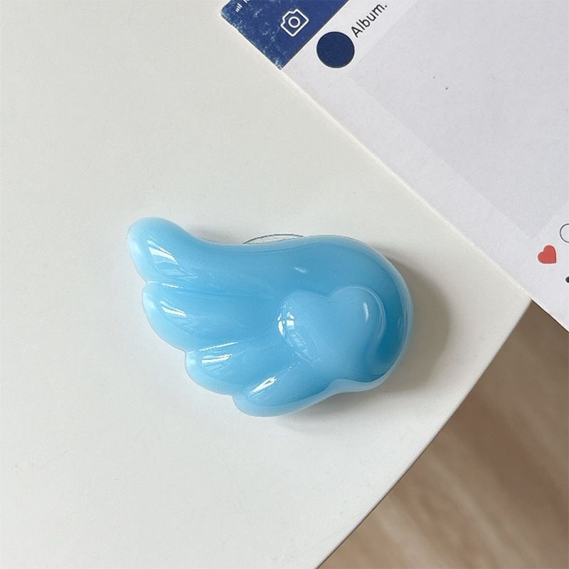 Klebstoff Handy-Luftkissen-Ständer Flügel Herz-Design, ausziehbar