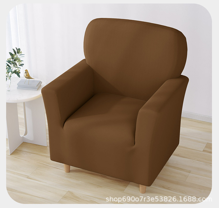 Milk silk chair cover high elastic for bedroom and living room