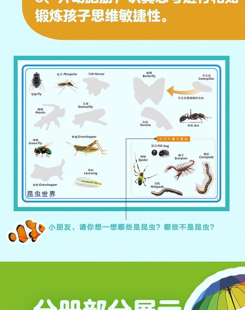 Baby educational sticker book ages 0-6 cartoon designs