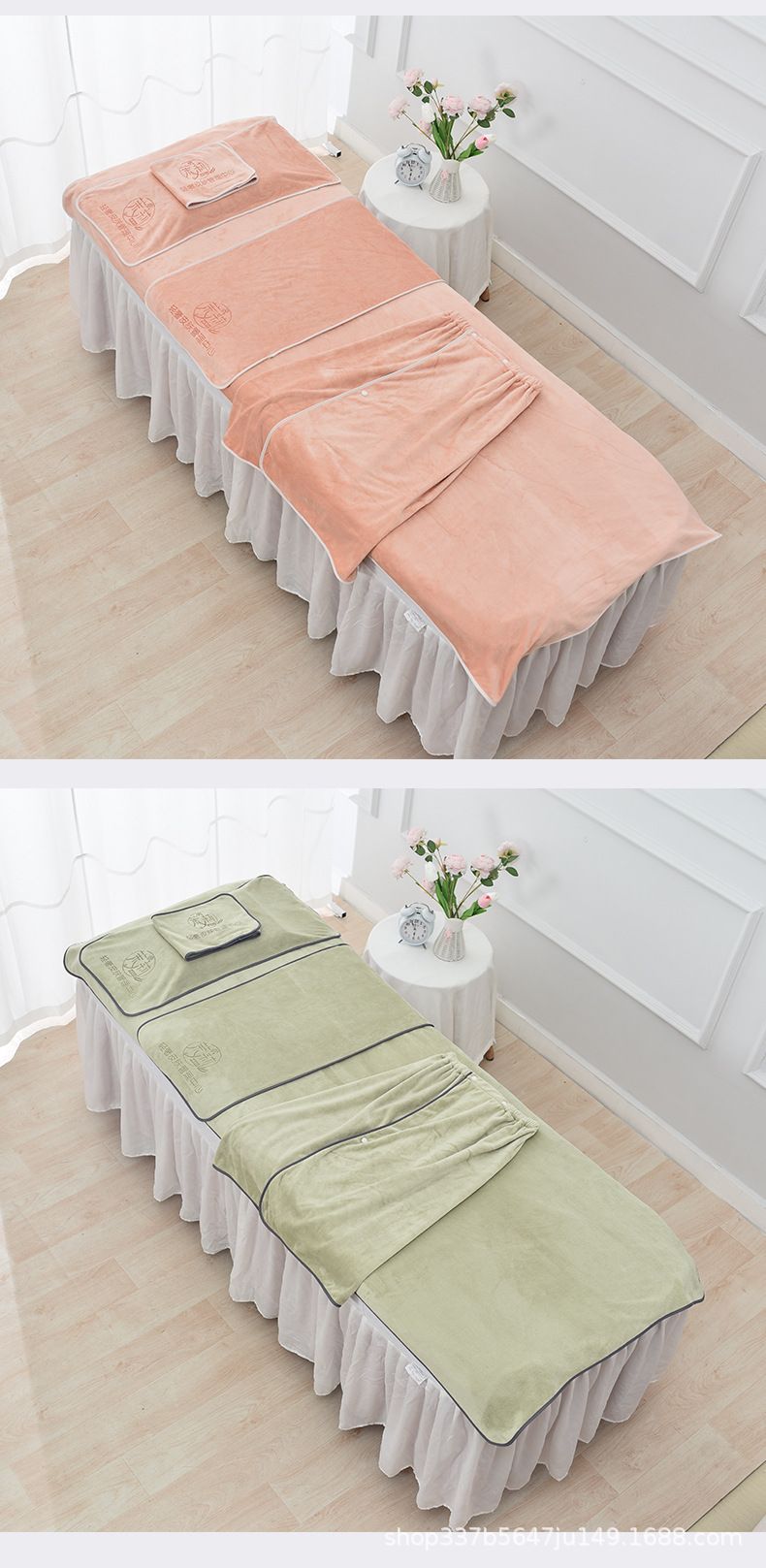 Güzellik salonu havlu seti, 5 parça, banyo ve terapi havlusu