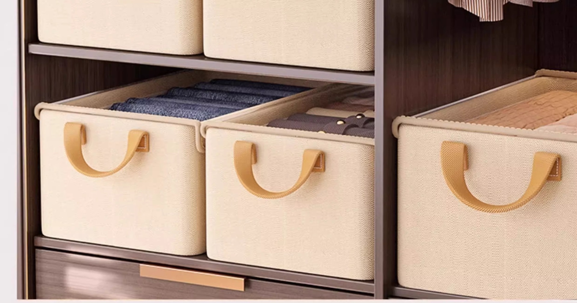 Oxford Fabric Clothing Storage Box Multilayer