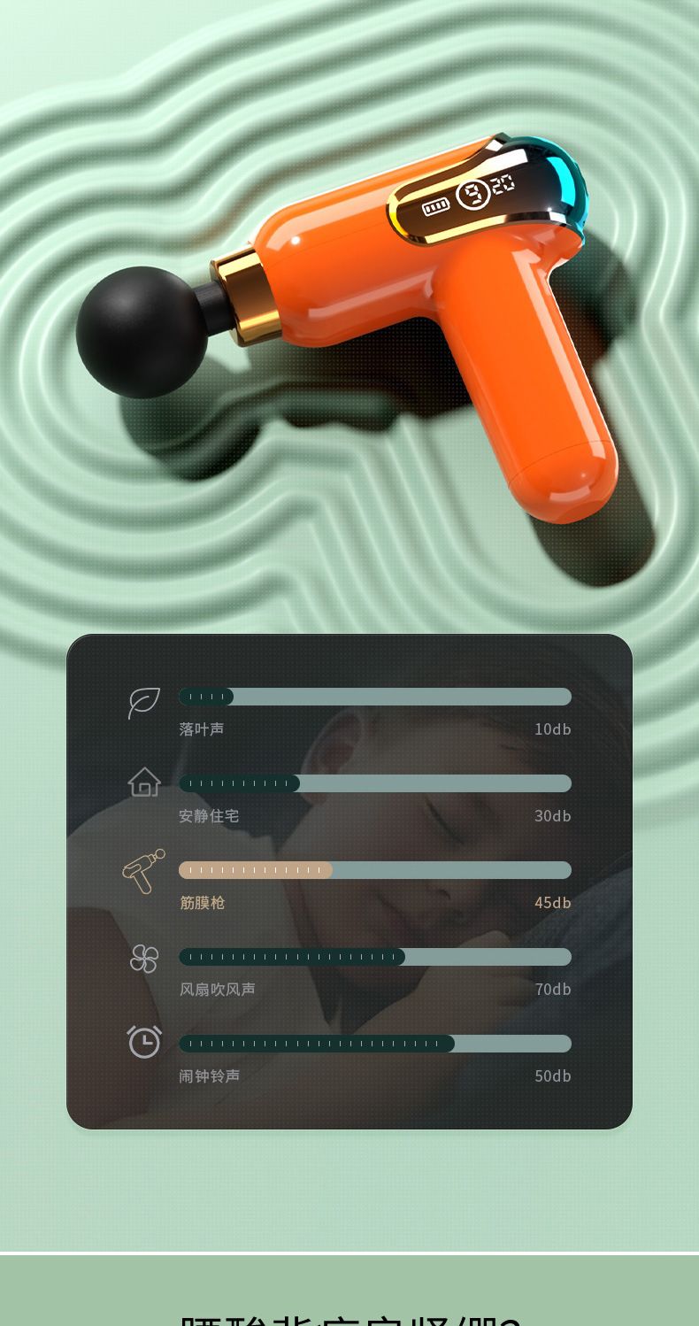 Sweetclean intelligente Faszienpistole, professionelle Massagepistole