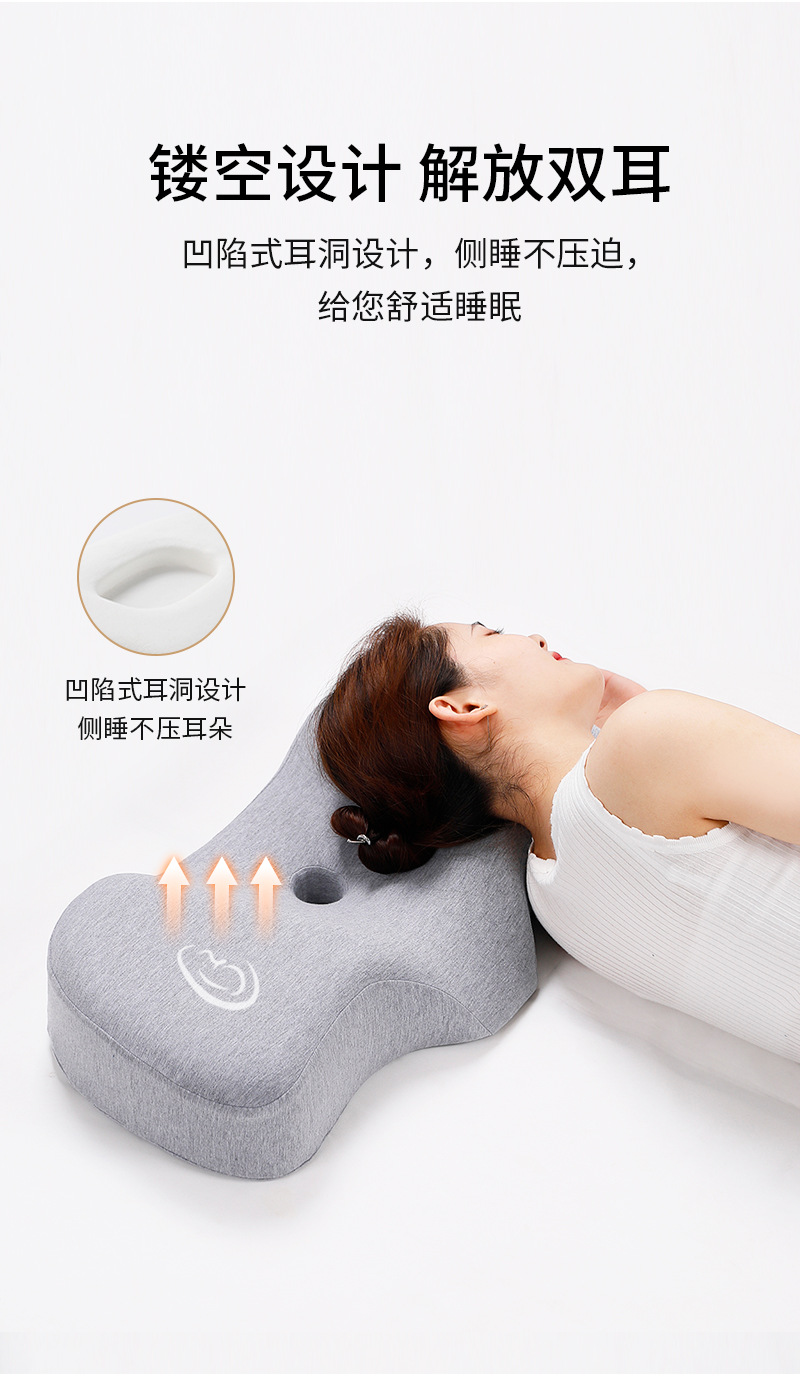 Memory Foam Pillow, Heated Cervical Spine Support