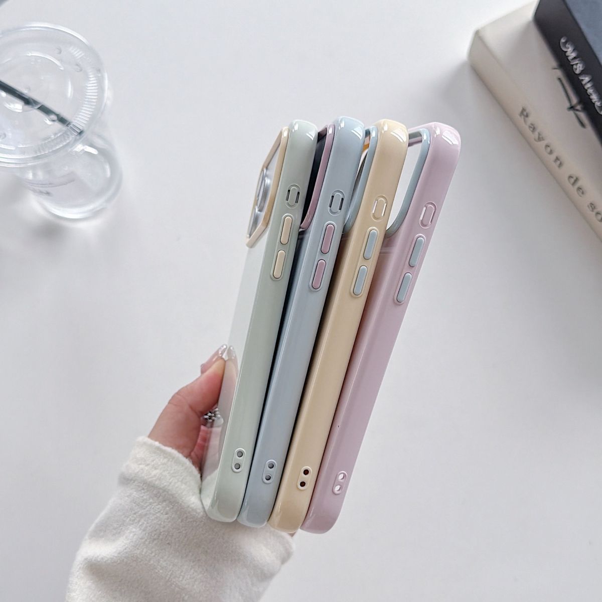 iPhone 17-18 Pro Max makaron jöle parlak dopamin kılıf