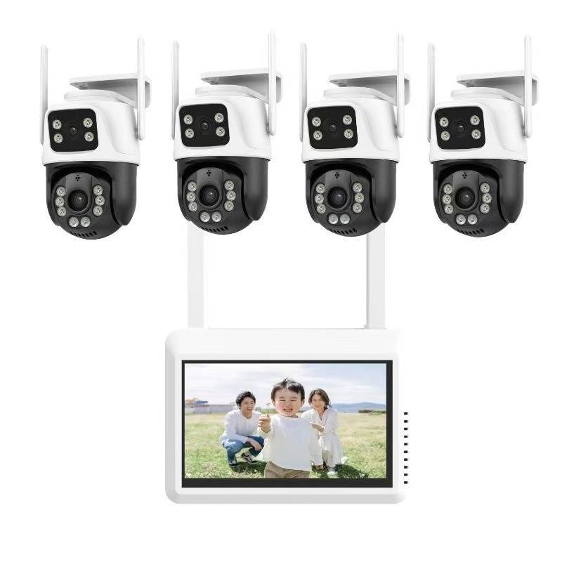 Drahtlos NVR WiFi Set mit Display Videorecorder-System