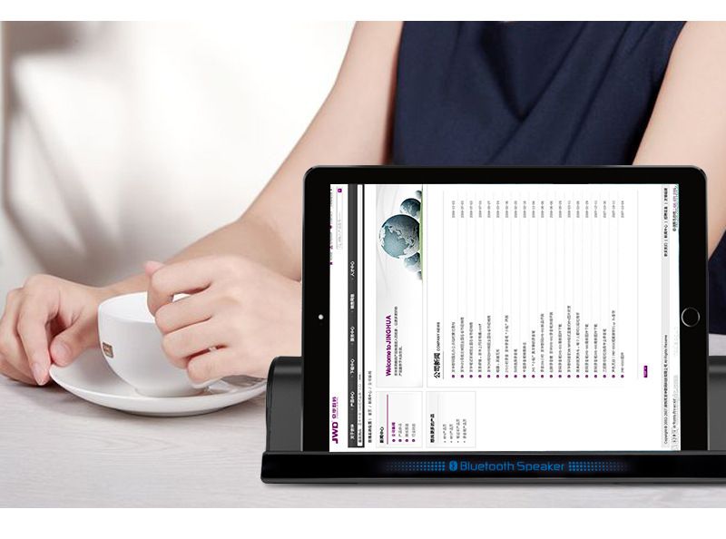 Bluetooth-Lautsprecher tragbar Stereo für Handy, iPad, Tablet