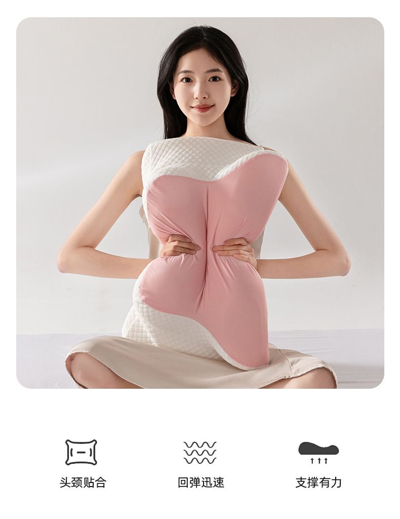 跨境亚马逊记忆棉飞机枕头成人专用护颈低枕助睡眠慢回弹侧睡枕头