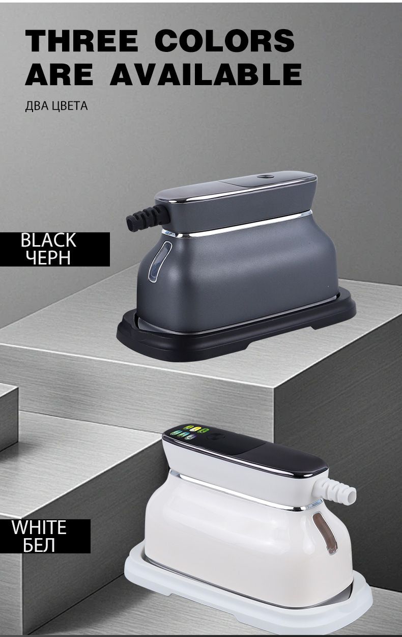 Portable Steam Handheld Iron with 3-Level Digital Control