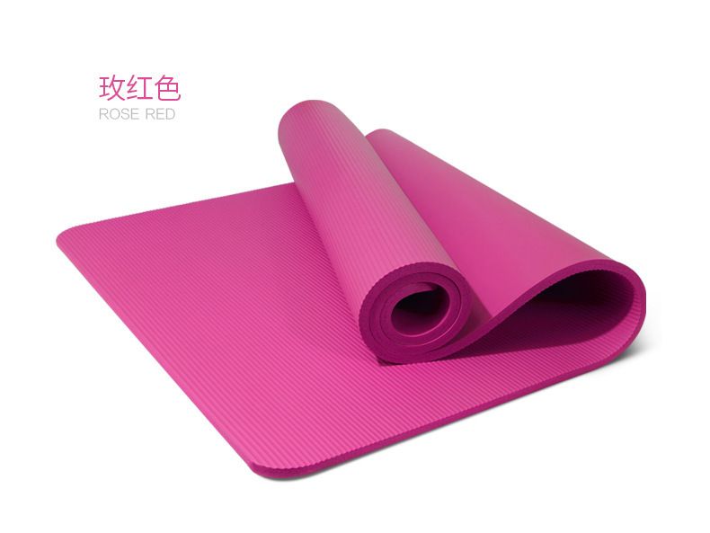 NBR Yoga Mat 185 cm Extra Thick Non-Slip Wide