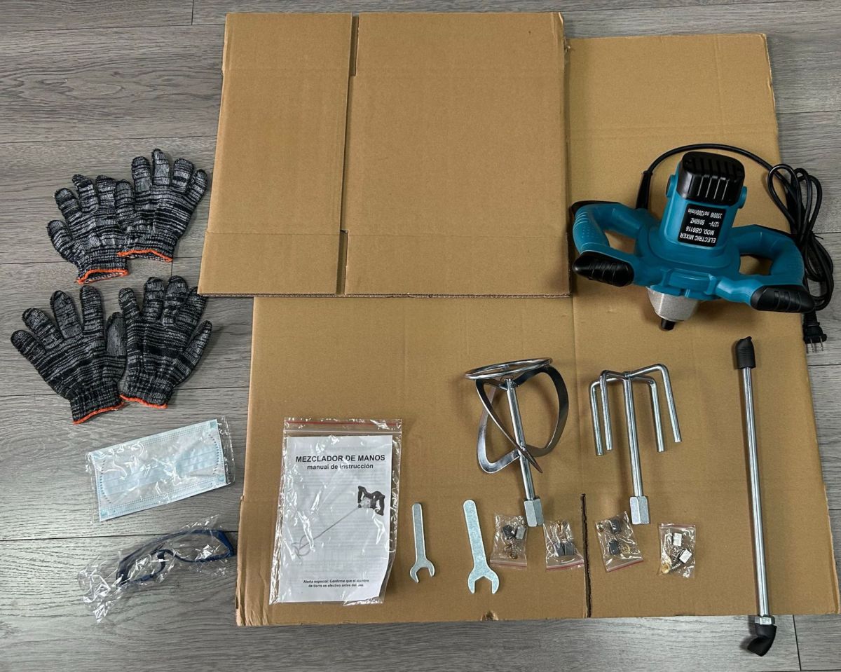 Elektrikli el karıştırıcı, yüksek güçlü, çimento ve boya