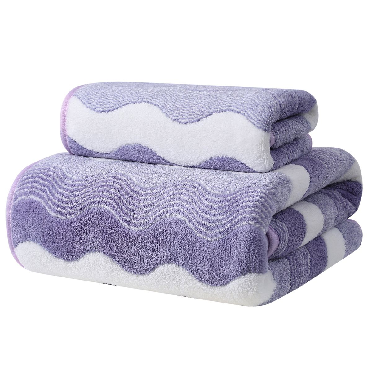 Coral fleece towel set, thick and quick-drying