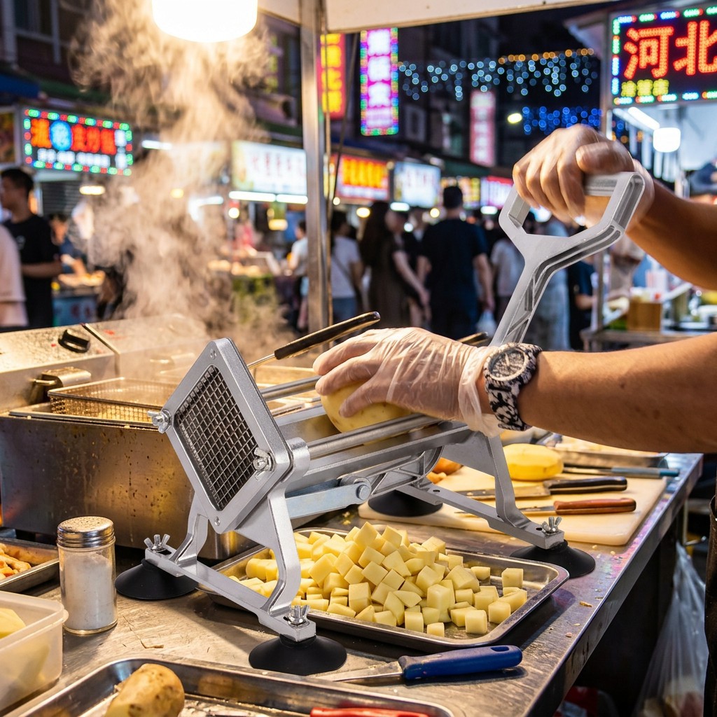 Manuelle Kartoffel- und Gemüseschneidemaschine, abnehmbar