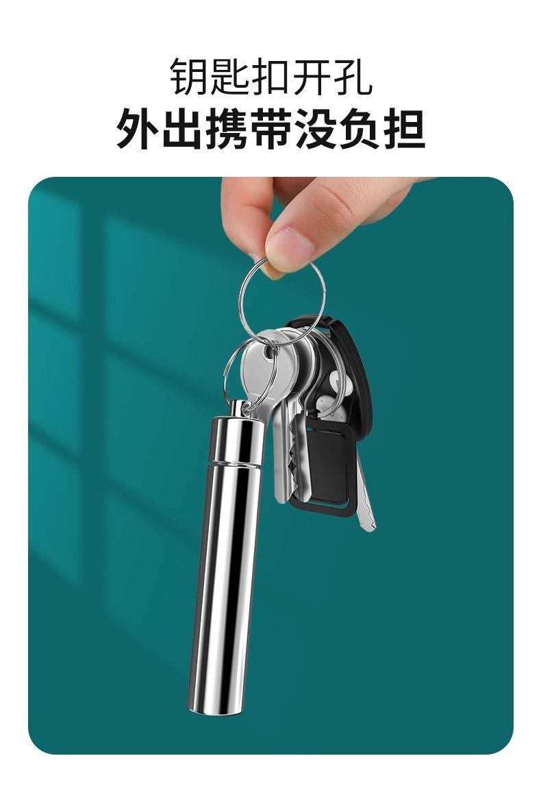 7件套【新人立减5元】不锈钢牙线套装便携家用剔牙超细牙缝针