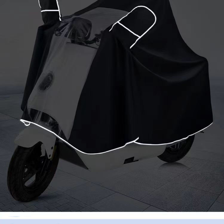 Electric Vehicle Raincoat Poncho, Integrated Full Body Motorcycle