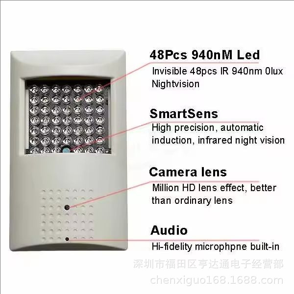 Wireless WiFi HD-Kamera 1080P Infrarot 5MP mit mobiler Fernüberwachung