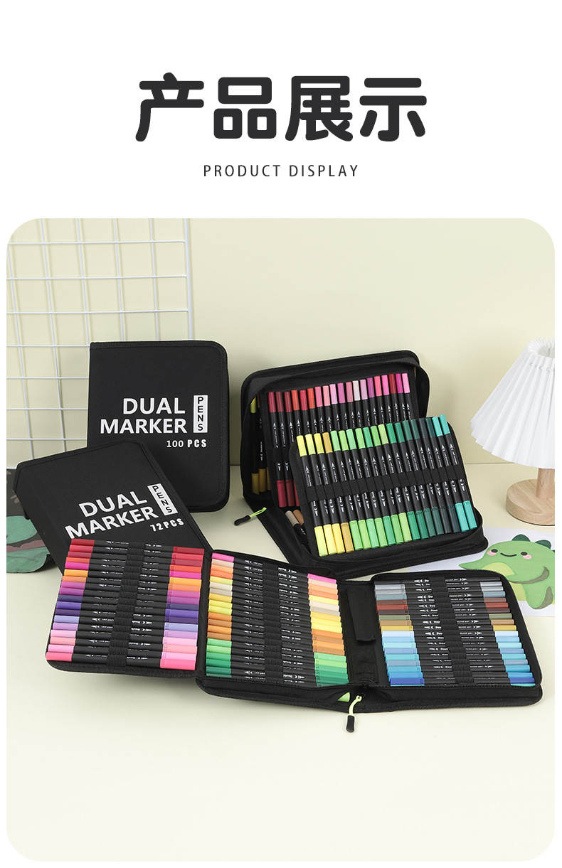 Aquarellstift-Set, 120 Farben, doppelseitig