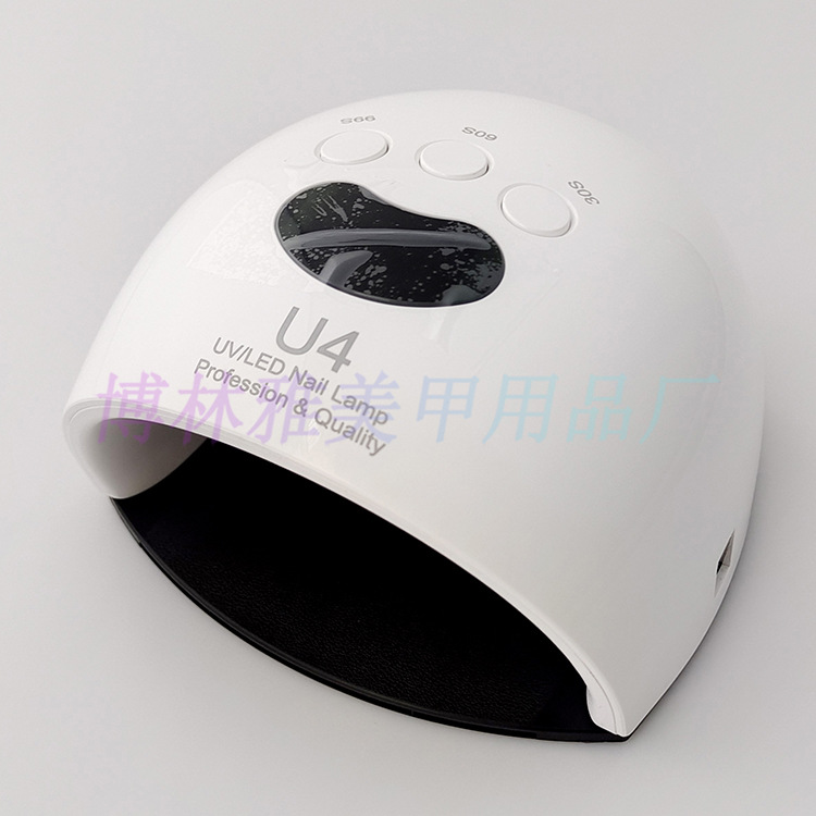 LED/UV nail curing lamp with slipper design, hands and feet