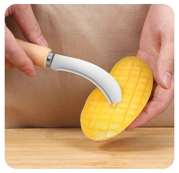 Paslanmaz çelik banan bıçağı, küçük oraklı sebze bıçağı