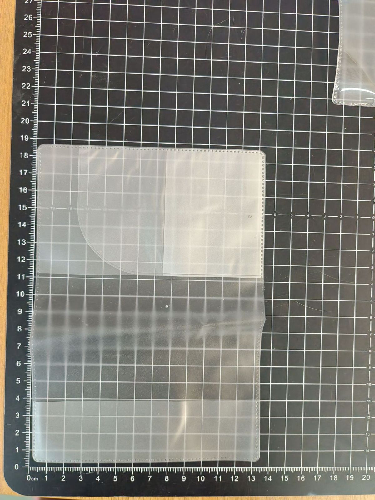 Frosted transparent passport protective case, multifunctional