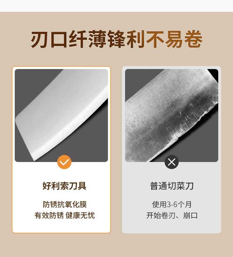 Knife set, 5-piece with chef, slicing and fruit knives