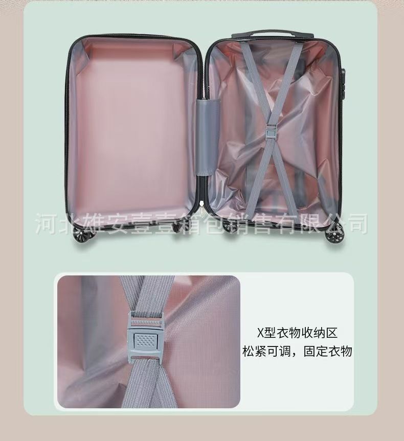 行李箱新款轻便20寸行李登机箱女学生儿童万向轮拉杆箱可做logo